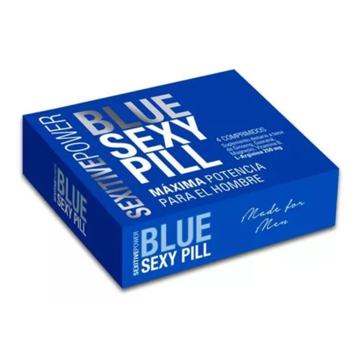 Blue Sexy Pill Suplemento dietario X 4 Unidades