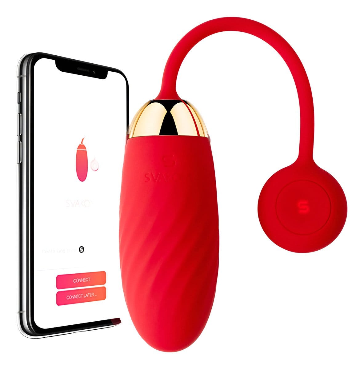 Consolador Vibrador Wifi Interactivo Svakom  Ella Neo Pareja